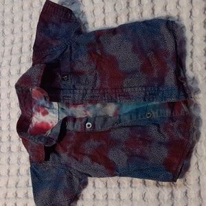 Tie dyed Dress shirt, Calvin Klein, size 12 months